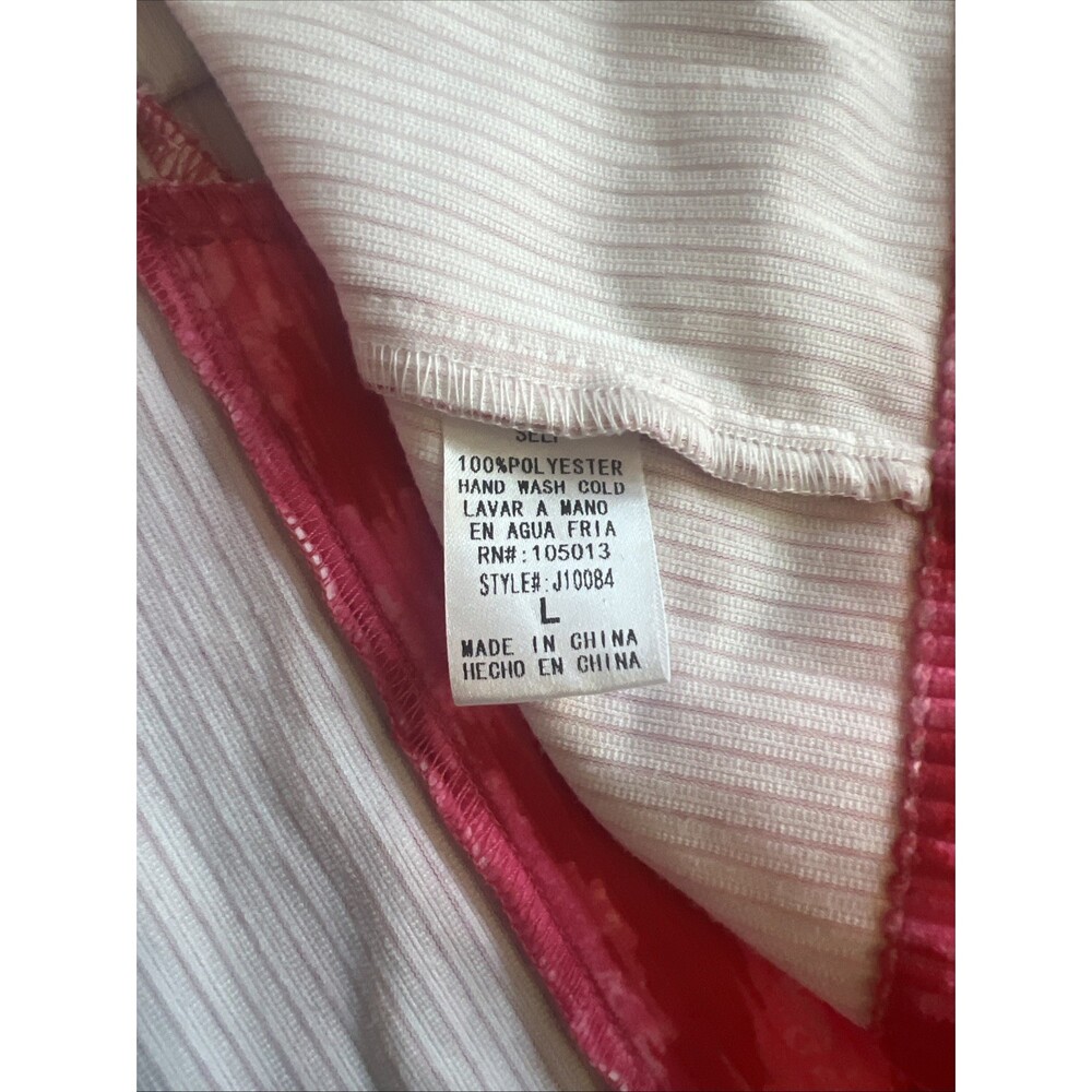 Savanna Jane Red PINK CORDUROY JACKET Aztec Women's Size Large - Picture 9 of 9